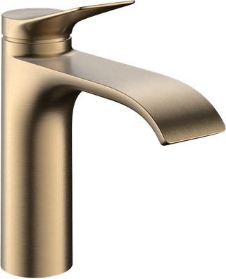 Mitigeur de lavabo Hansgrohe Vivenis CoolStart 110 sans tirette ni vidage en bronze brossé