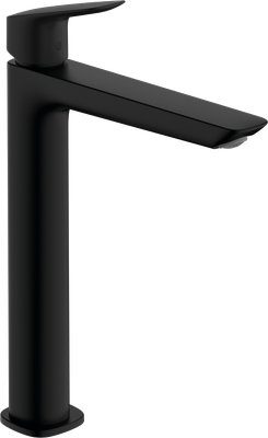 Hansgrohe Logis Fine 240 Basin Mixer with Pull Rod and Waste Set in Matte Black