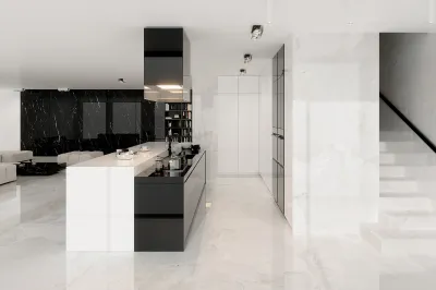 Grès cérame Tagina Onice Reale Cristallo brillant 120 x 120 cm, rectifié