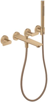 Mélangeur encastré de bain / douche 3 trous Axor Citterio C en bronze brossé