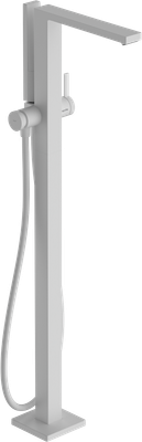 Mitigeur de bain / douche Hansgrohe Tecturis E pour montage au sol en blanc mat