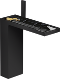 Mitigeur de lavabo AXOR MyEdition 230 sans plaque, avec bonde push-open en noir mat