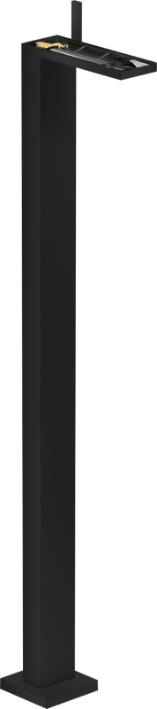 Mitigeur de lavabo AXOR MyEdition sur pied sans plaque, avec bonde push-open en noir mat — 47042670