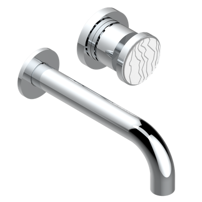 Mitigeur de lavabo THG encastré mural 2 trous - Collection "Yoko Ice"