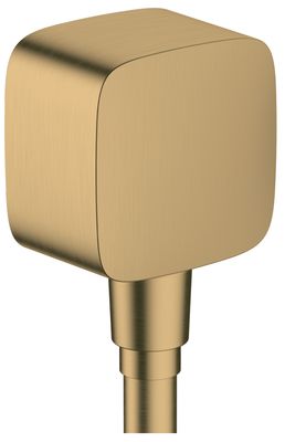 Coude de raccordement SoftCube Hansgrohe FixFit en bronze brossé