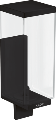 Distributeur de savon liquide AXOR Universel Rectangulaire en noir mat