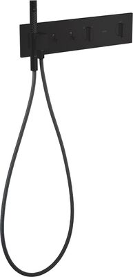 Module thermostatique encastré Axor ShowerComposition avec 2 fonctions en noir mat