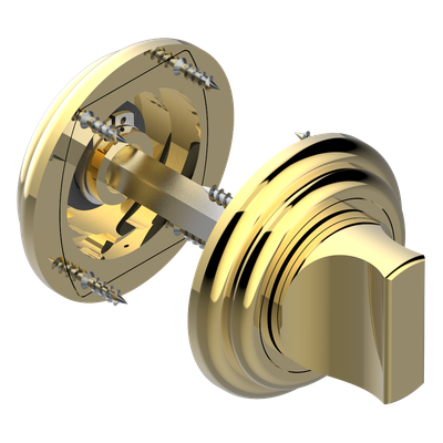 Ensemble condamnation / décondamnation PVD doré THG Paris ​- Collection "London"