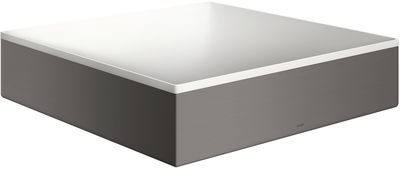 Vasque à poser AXOR Suite carrée 40 x 40 cm, en noir chromé brossé