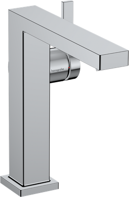 Mitigeur de lavabo Hangrohe Tecturis E Fine 150 CoolStart avec bonde Push-Open