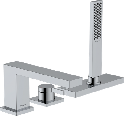 Mélangeur 3 trous pour montage sur bord de baignoire Hansgrohe Tecturis E avec sBox