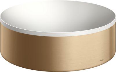 Vasque à poser AXOR Suite circulaire diamètre 30 cm, en bronze brossé
