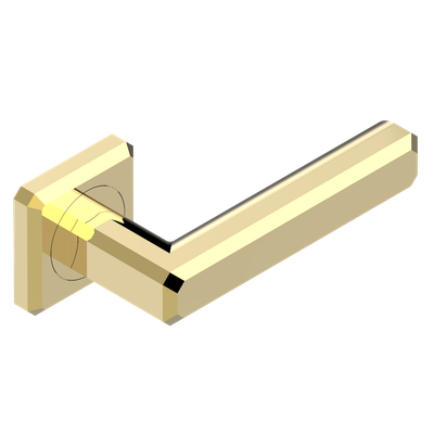 Paire de poignées de porte PVD doré THG Paris​ - Collection "Berlin"