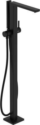 Mitigeur de bain / douche Hansgrohe Tecturis E pour montage au sol en noir mat