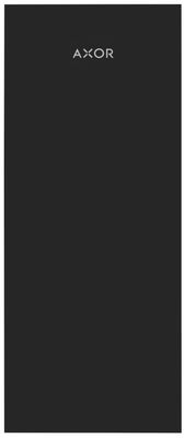 Plaque de finition 245 AXOR MyEdition en noir mat