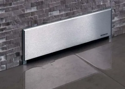 Geberit Uniflex Finish Set for Wall-Mounted Shower Drain in Brushed Chrome