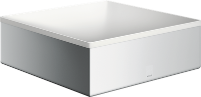 Vasque à poser AXOR Suite carrée 28,5 x 28,5 cm
