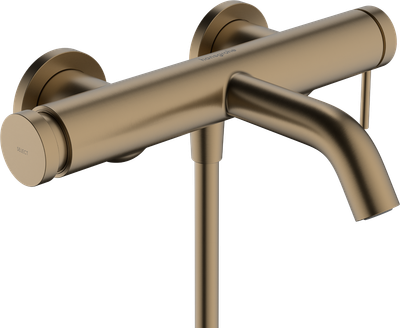 Mitigeur de bain / douche Hansgrohe Tecturis S en bronze brossé