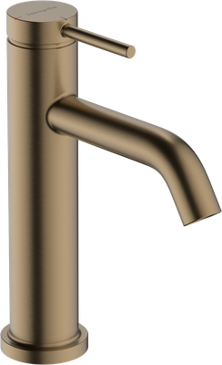 Hansgrohe Tecturis S 110 CoolStart Basin Mixer with Pull Rod and Waste in Brushed Bronze