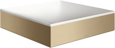 Vasque à poser AXOR Suite carrée 40 x 40 cm, en bronze brossé