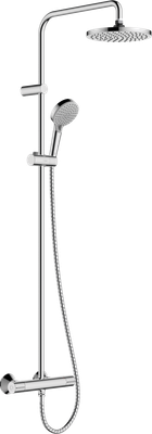 Colonne de douche Showerpipe Hansgrohe Vernis Blend 200 1 jet avec mitigeur thermostatique