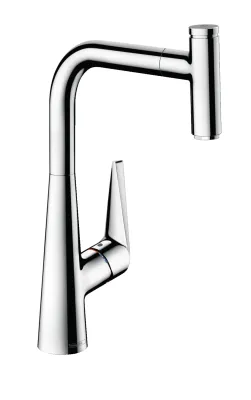 Mitigeur de cuisine Hansgrohe Talis Select M51 300 avec douchette extractible 1 jet, sBox