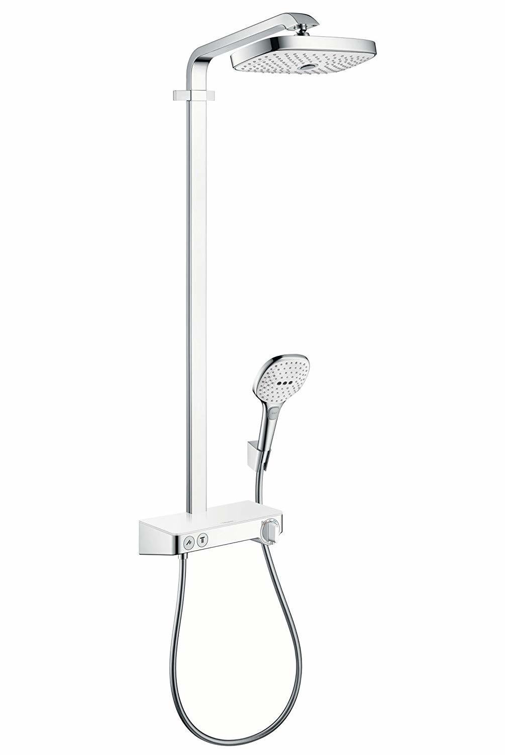 Colonne de douche Showerpipe Hansgrohe Raindance Select E 300 2 jets avec mitigeur thermostatique ShowerTablet Select 300