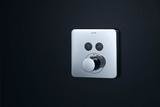 AXOR ShowerSolutions Thermostatique ShowerSelect softsquare encastré pour 2 fonctions