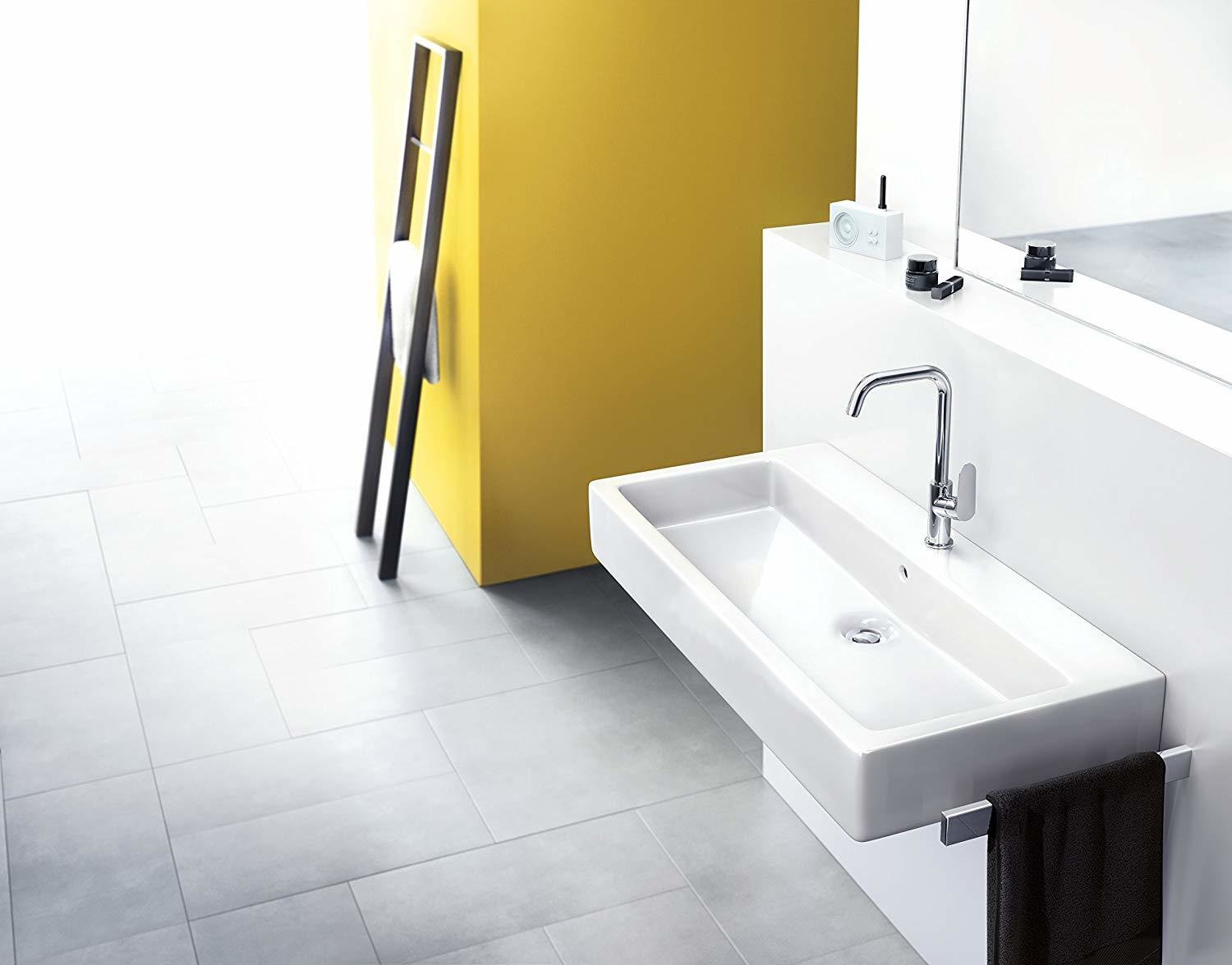 Mitigeur de lavabo Hansgrohe Focus 240 bec haut en laiton chromé avec tirette et vidage — vue 3