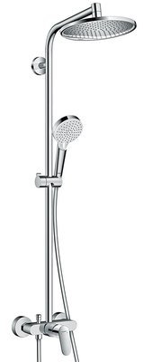 Colonne de douche Showerpipe Hansgrohe Crometta S avec mitigeur mécanique chromé - Garantie 5 ans
