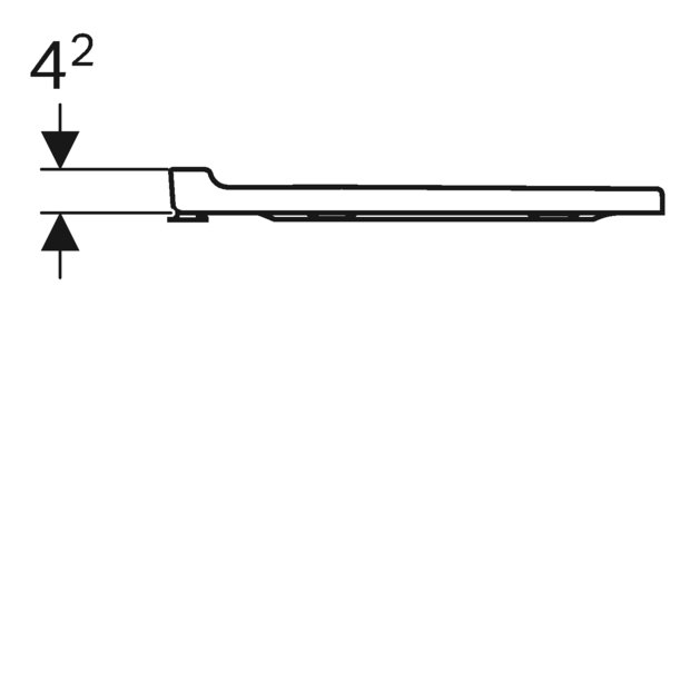 Abattant antibactérien WC Geberit Xeno² à abaissement automatique — vue 4