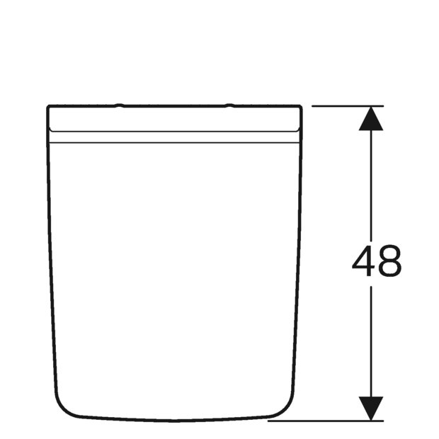 Abattant antibactérien WC Geberit Xeno² à abaissement automatique — vue 5