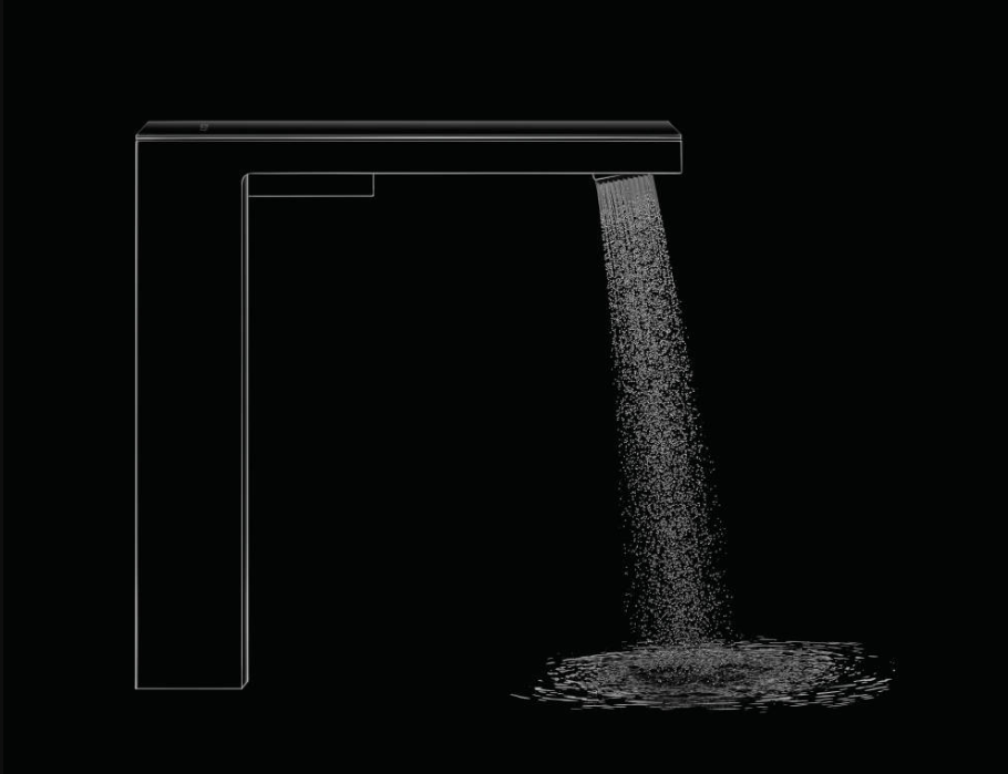 Mitigeur de lavabo AXOR MyEdition 230 avec bonde push-open — vue 3