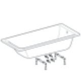 Baignoire Tunisie - Salle de bain Tunisie Baignoire Geberit Record 170 x 75 cm - Baignoire Tunisie - Salle de Bains Tunisie - Baignoire moderne Tunisie - Design Tunisie - Sanitaire Tunisie