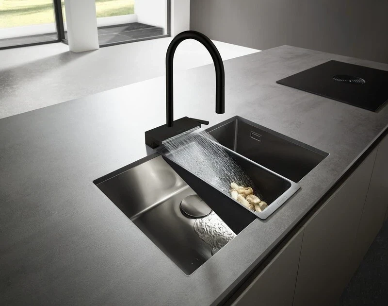 Kitchen faucets and sinks