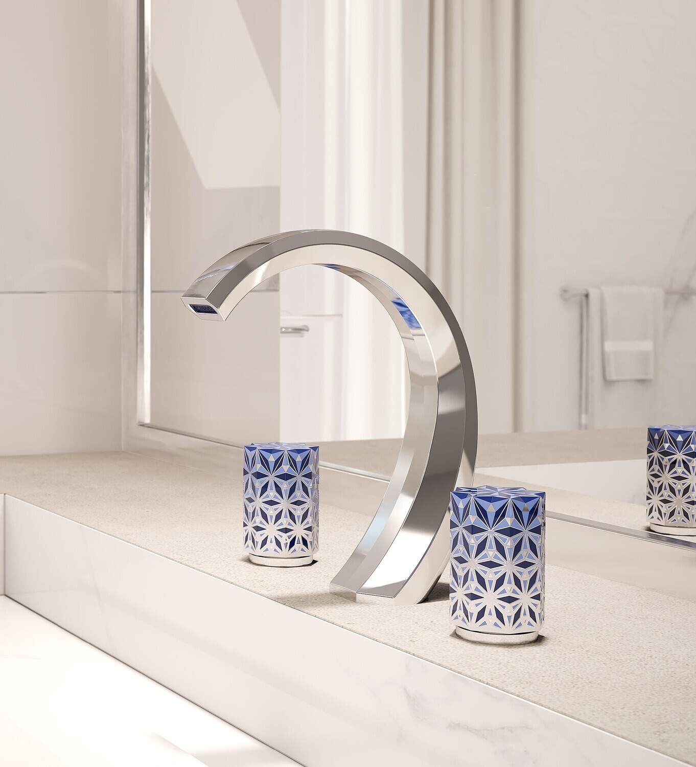 Nihal porcelaine bleue