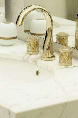 Hirondelles tamponnées Gold