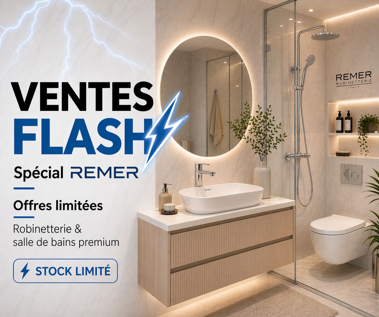 Ventes Flash - Robinetterie Remer