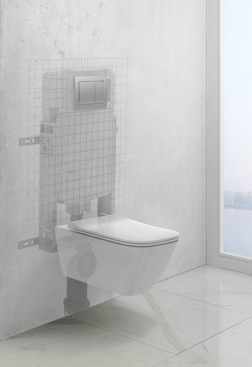 Bâti-supports Geberit Alpha