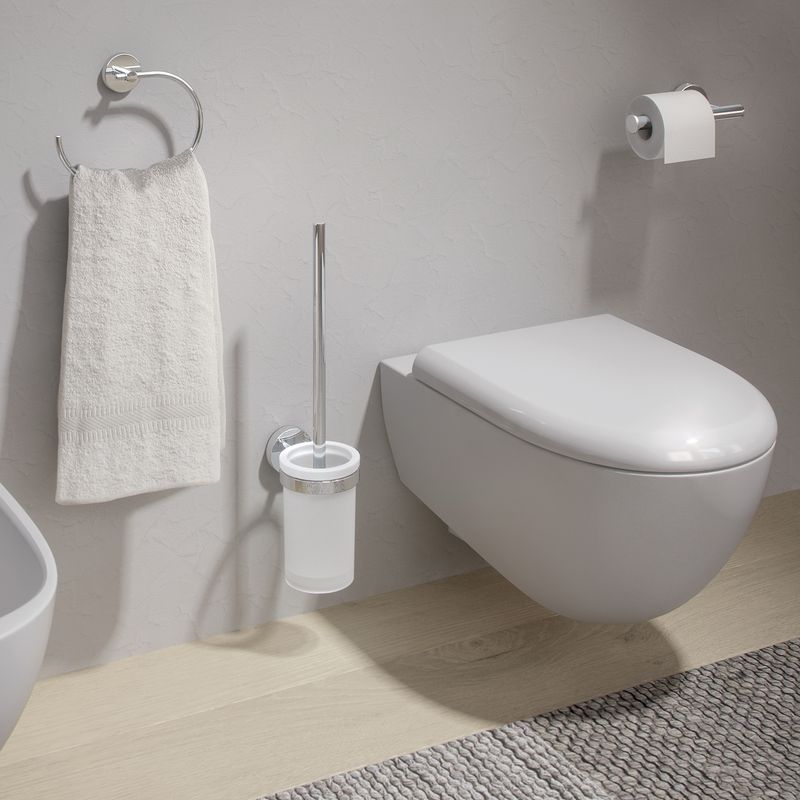 Wall-mounted broom holders