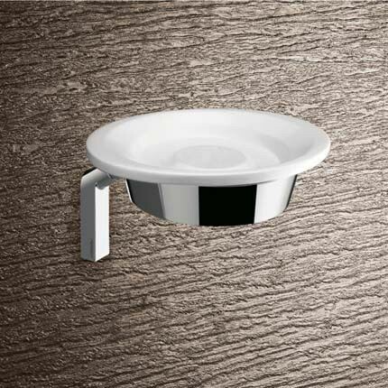 Wall-mounted soap dishes