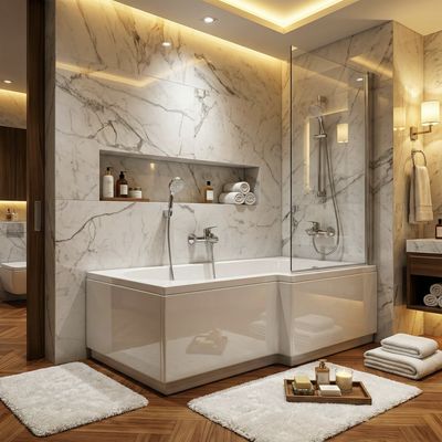 Baignoires rectangulaires