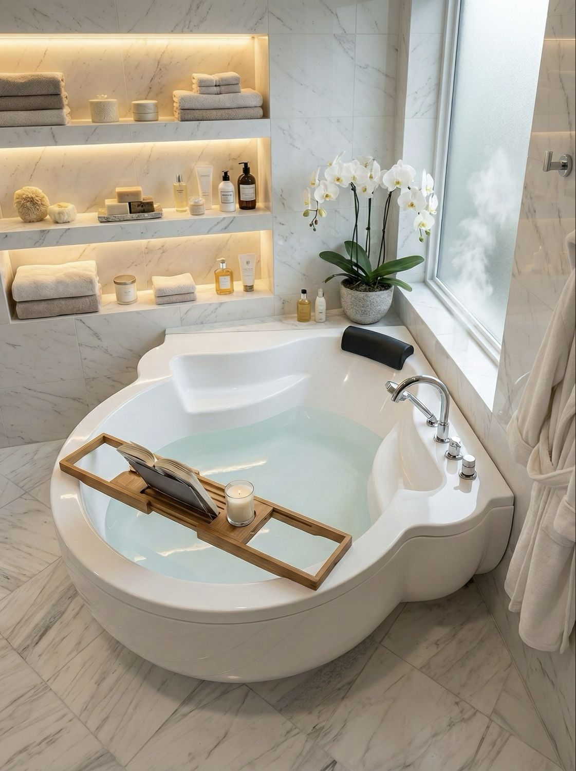 Baignoires d'angle
