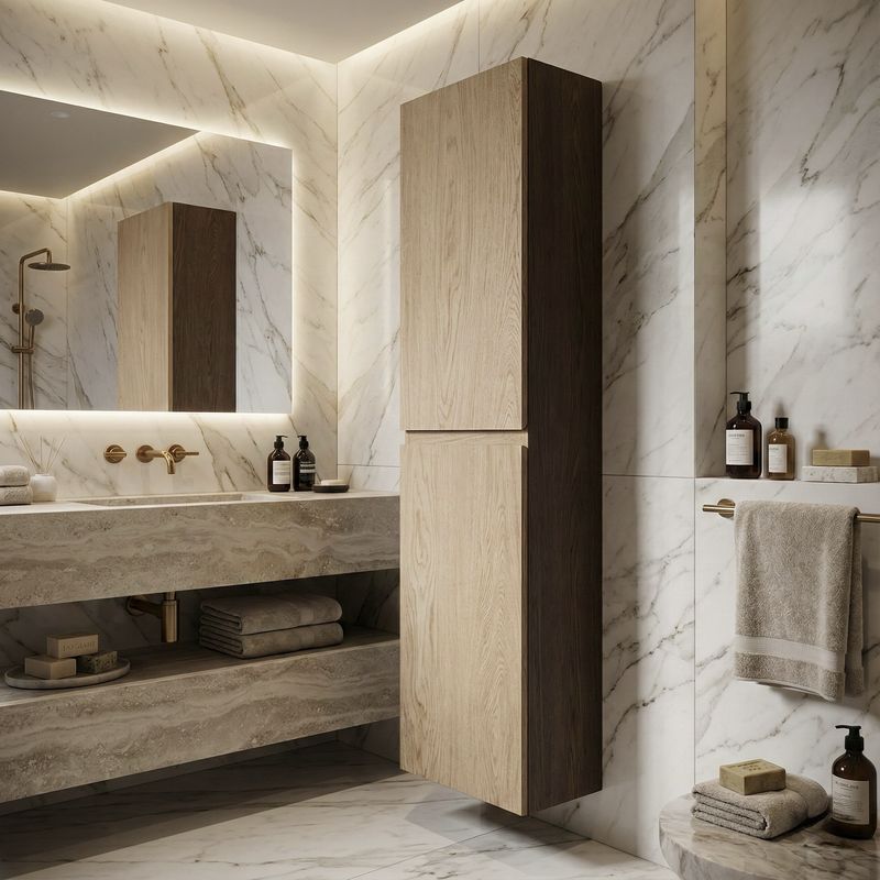 Bathroom columns