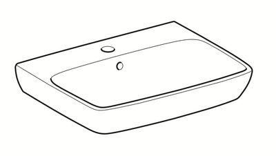 Geberit Selnova / Smyle C Square Washbasin 60 cm