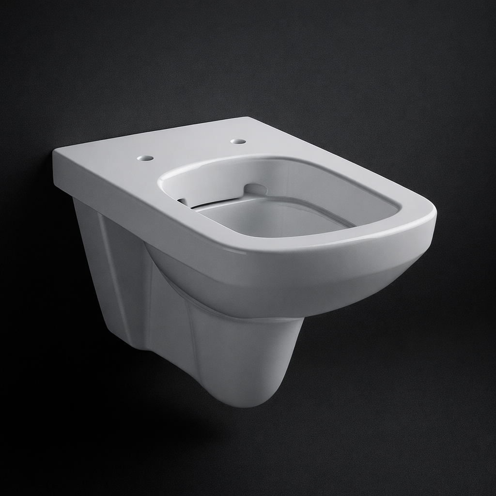 Cuvette suspendue Geberit Selnova Square Rimfree (sans abattant) - vue 2