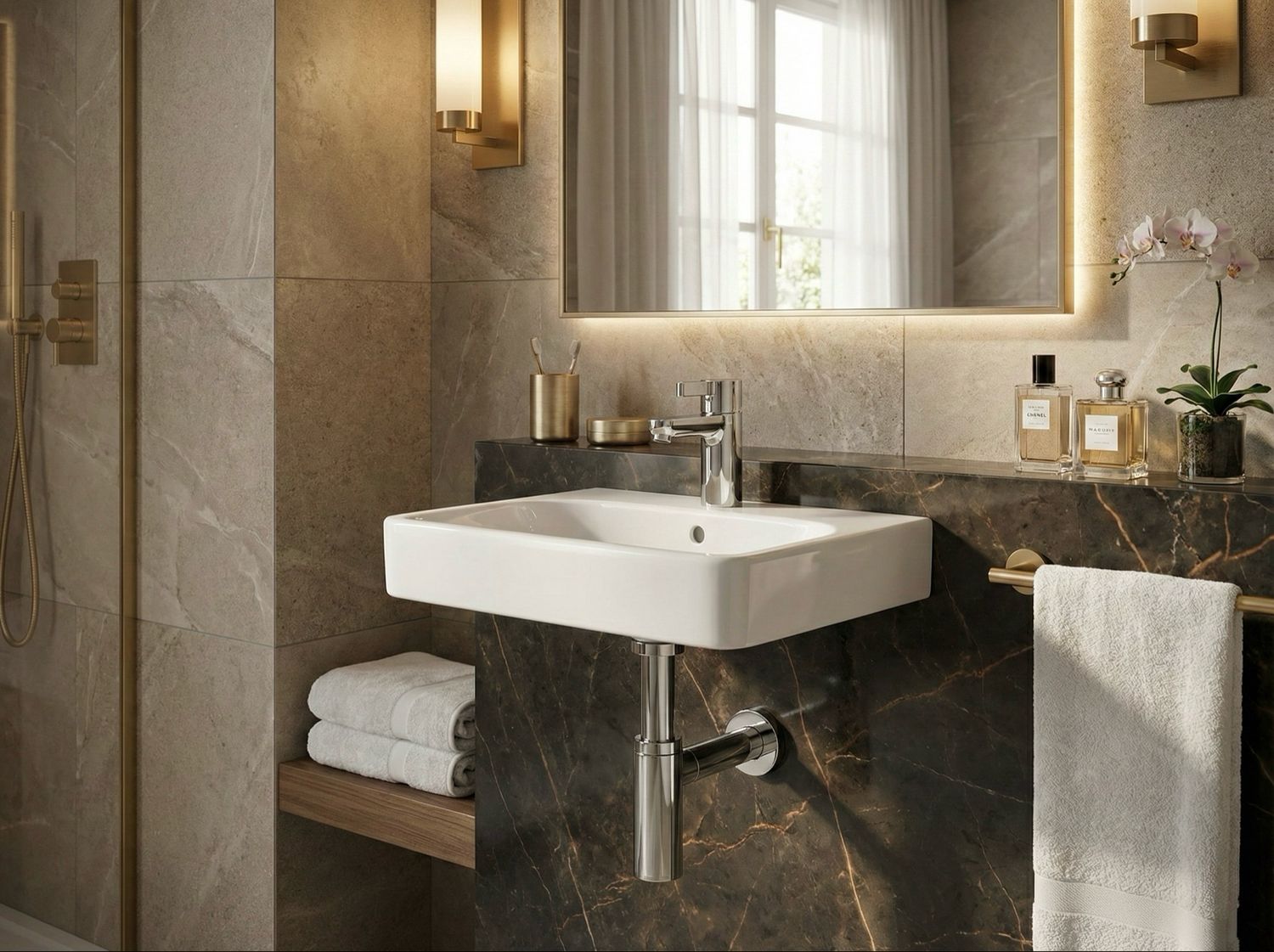 Geberit Smyle Square Hand Wash Basin 45 cm