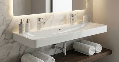 Geberit Smyle Square Washbasin 120 cm Geberit Smyle Square Washbasin 120 cm