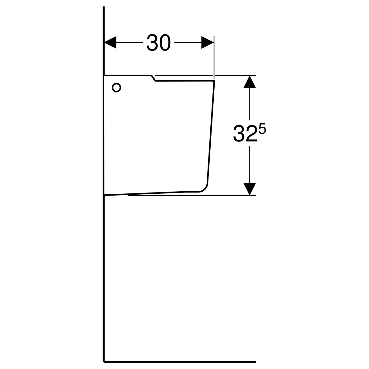 Cache-siphon Geberit Smyle - vue 6