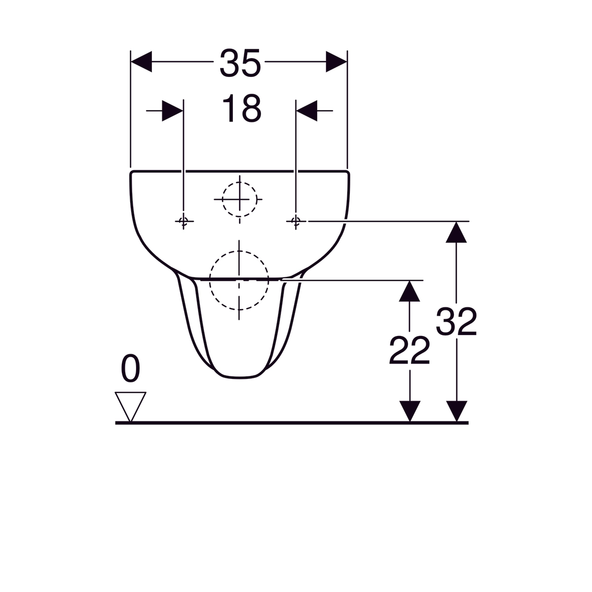 Cuvette suspendue Geberit Smyle - vue 5
